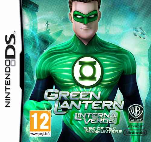 Green Lantern  Linterna Verde  Rise Of The Manhunters Nds